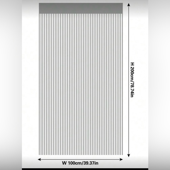 Elegant Beige String Curtain - Picture 4 of 4